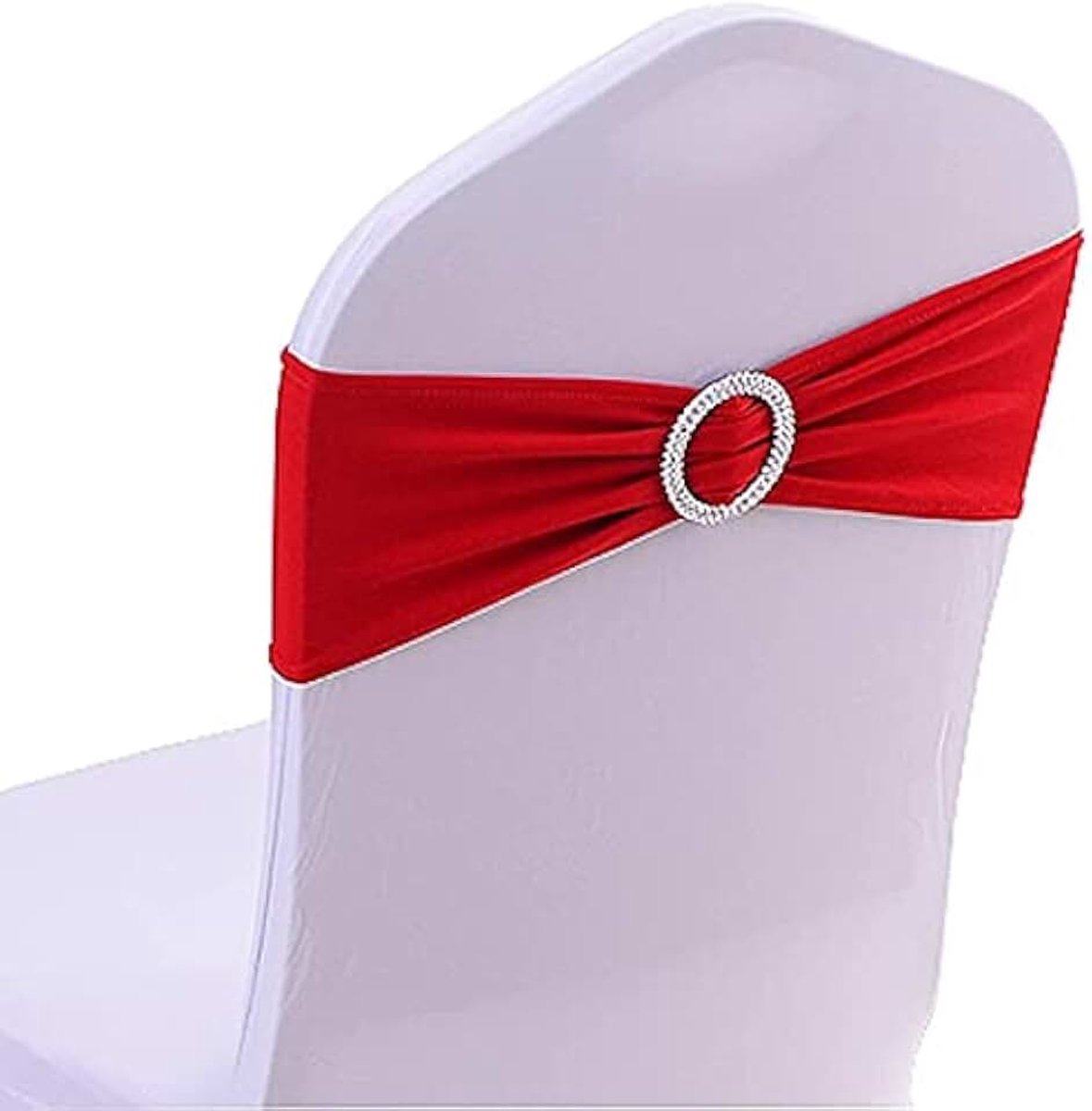 Strikken, hoeft niet gebonden te worden, decoratie, bruiloft, feest, doop (rood, 50)