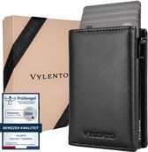 Vylento Expedition PRO - Premium Pasjeshouder Uitschuifbaar - RFID Kaarthouder Portemonnee Mannen & Vrouwen - 13 Pasjes - Muntvak met Rits en Geldvak - Inclusief Luxe Cadeaubox - Zwart