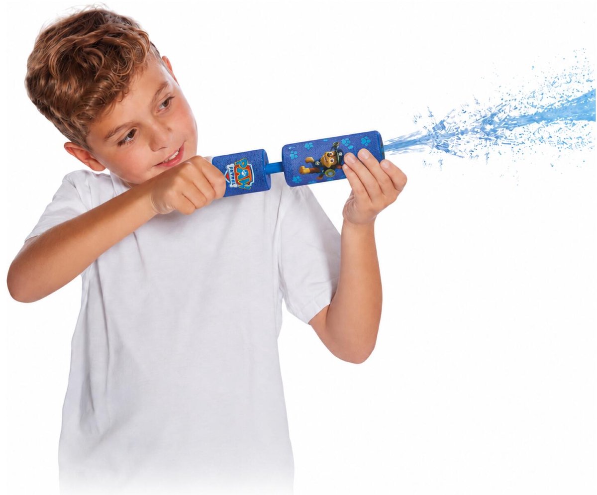Paw Patrol waterpistool - 2x - waterspuit - foam - blauw - Chase - 15 cm - Zomer - buitenspeelgoed