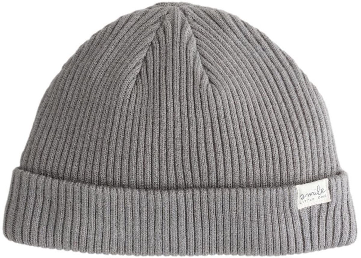 Next - Jongens - Gebreide babybeanie - Grijs