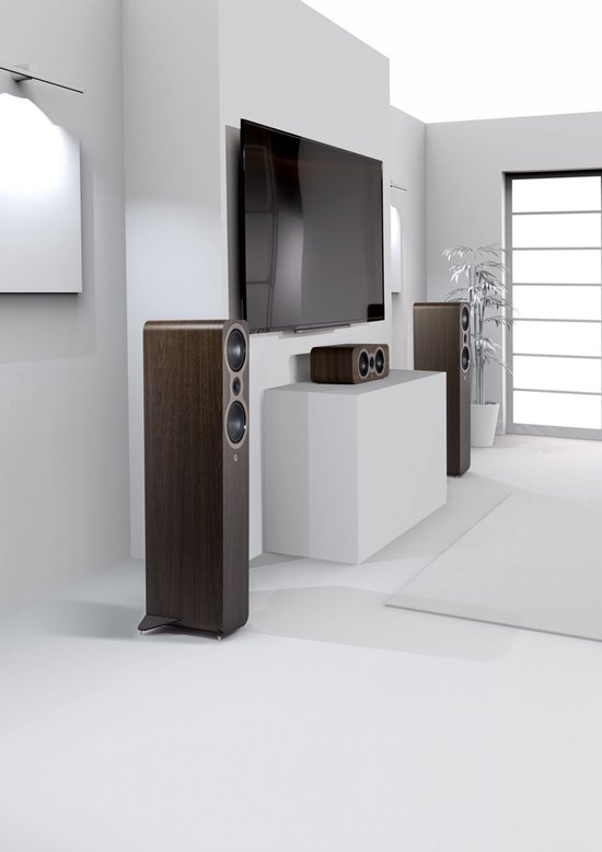 Q Acoustics 3040c - Vloerstaande Luidspreker - Walnoot — afbeelding 2