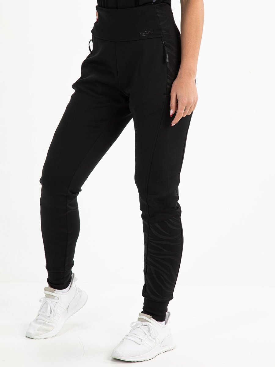 Sjeng Sports ZANDA - Maat: XS Zwart - Fitness & Training Legging Vrouwen - Sportlegging - 87% polyester, 13% elastaan