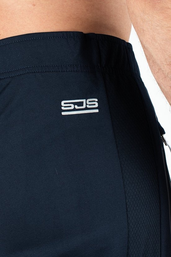 Sjeng Sports MATT - Broek - Heren - Donkerblauw - Powerstretch stof met Seal-On zakken - Verstelbare trainingsbroek