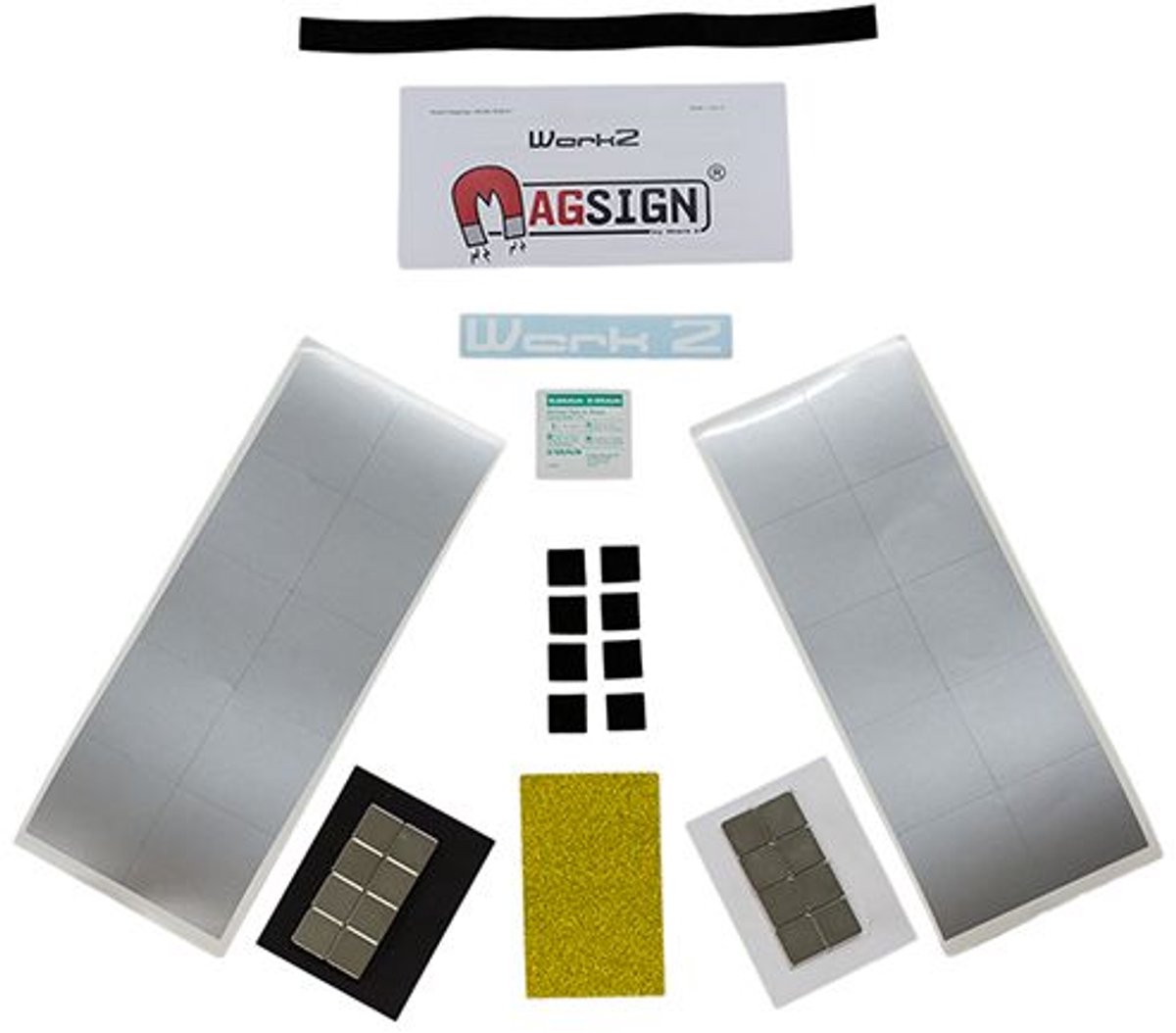 Magsign Kentekenplaat Magneten Winter Pack