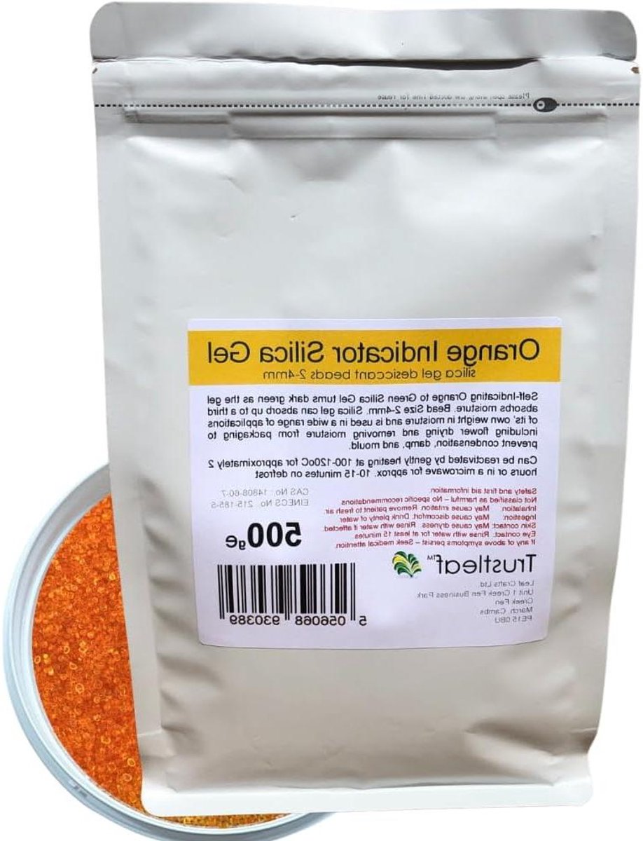 Silicagel Kralen - Droogmiddel - Vochtigheid Beheersen - Kleurindicatie - 500g - Oranje