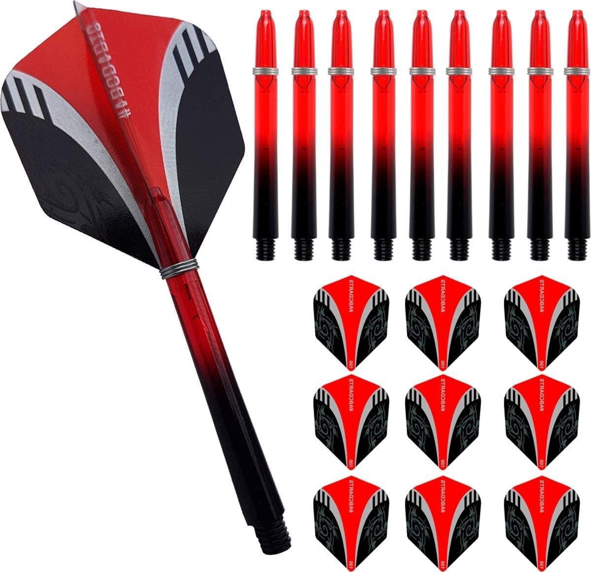 Dart Set - Dart Accessoires - Dart Spel - Extra Sterk 100 Micron - Medium - Rood