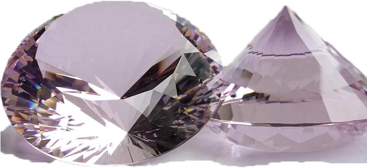 Crystal Diamond, Kristallen diamant, Kristallen diamanten presse-papier ornament, Voor Huwelijksgeschenken Woondecoratie