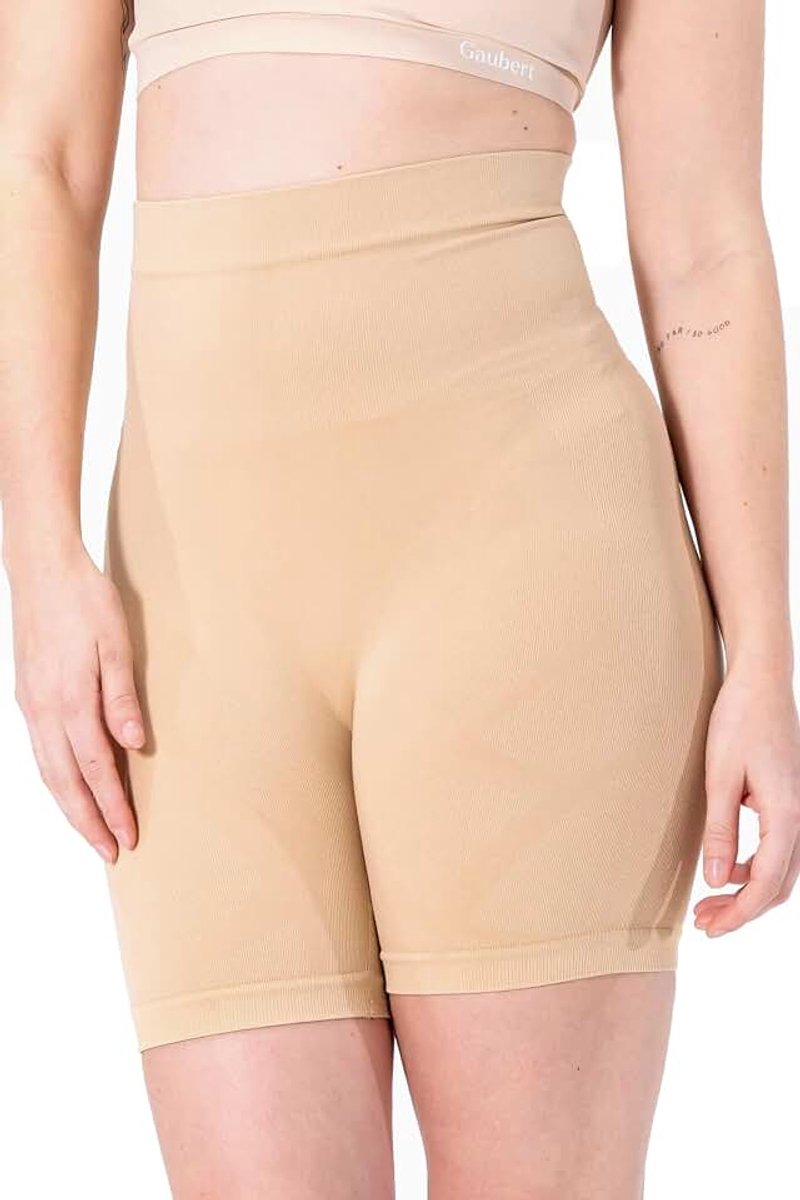 Shapewear buikweg hoge taille onderbroek - korsetbroek figuurvormend korsetbroek shorts met pijpen - vormende body shaper ca. 40 cm lang