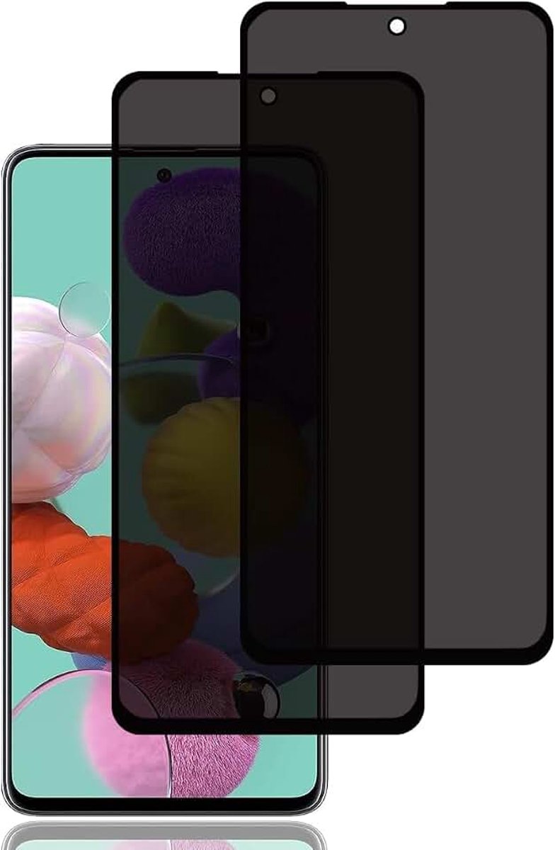 [2 Pack] Anti-Spy Screen Protector Compatible with OPPO A80 5G - Full Screen Privacy Screen Protector, 3D Tempered Glass Film, 9H Hardness Anti-Peeping Full Coverage Protector Privacy Screen