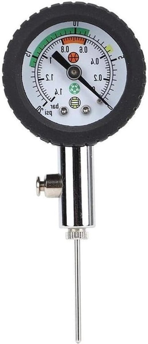 Baldrukmeter - Meetinstrument - Zwart - Basketbal Voetbal Volleybal barometer
