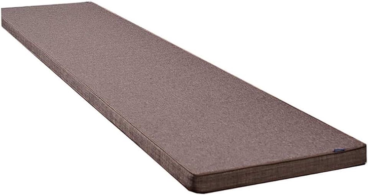 Wangk Tuin Bank Kussen,2 of 3 zits Bench Mat Pad Patio Bench Pad ligstoel kussen Vervanging Matras Pad Indoor Outdoor Patio Rechthoek Bank Kussen-Koffie kleur 100×30×8cm (39×12×3.1")