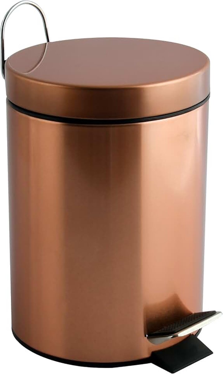 Pedaalemmer, staal, hans, 3 l, kopereffect