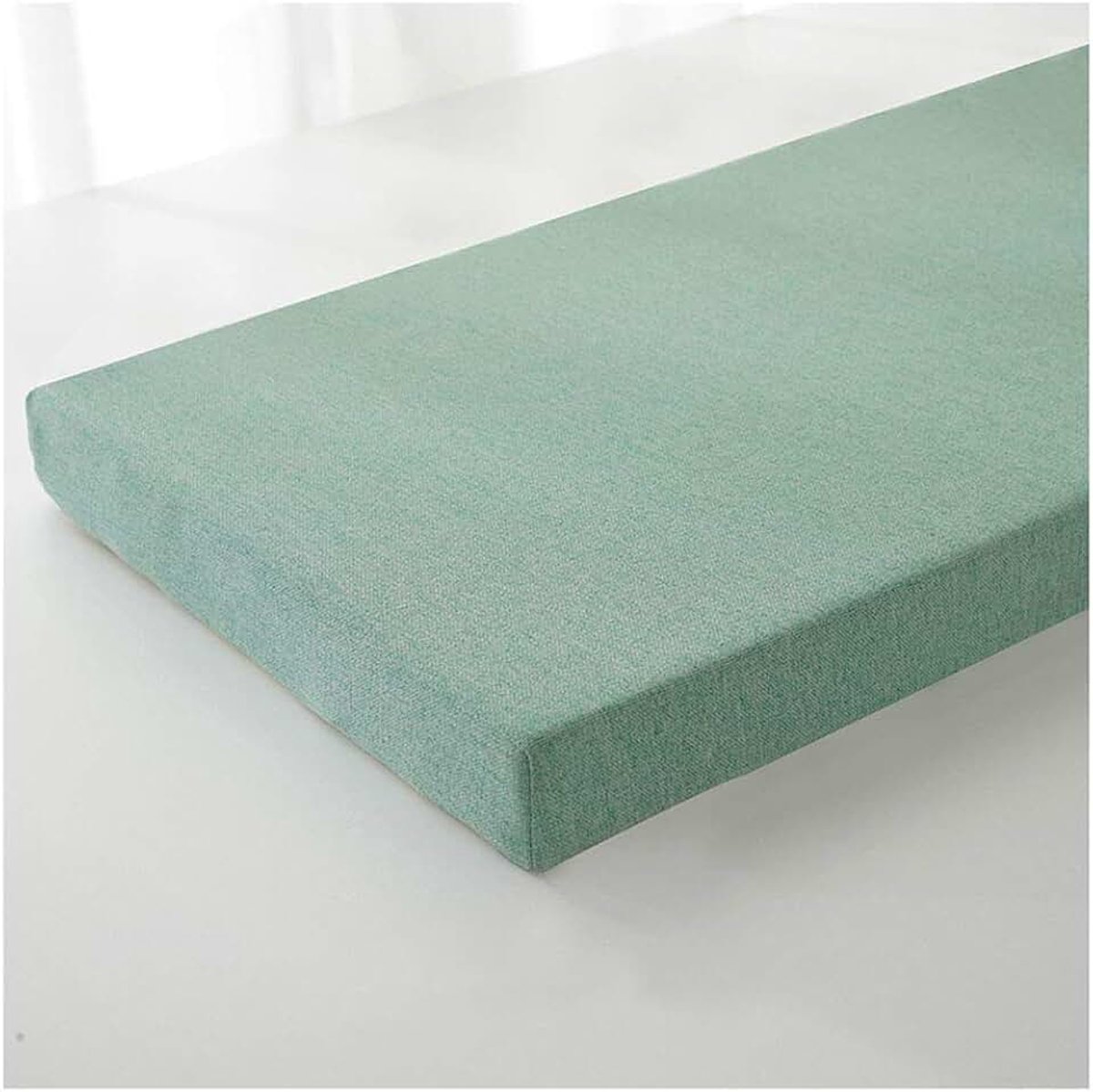 3-zitsbank kussen - luxe tuinbank kussen, afneembare sneldrogende bank kussenhoes tuinbank kussen stoel kussen tuin bank patio pad -G46 groen 200×30×5cm (79×12×2in)