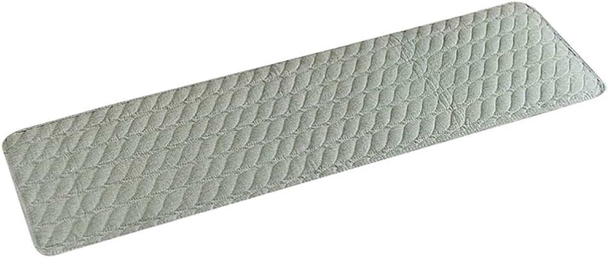 Wangk Tuinbank kussen, 2 of 3 zitsbank mat Pad Patio Bench Pad ligstoel kussen Vervanging Matras Pad Indoor Outdoor, Wasbaar-Groen 100 × 35 cm (39 × 14 inch)