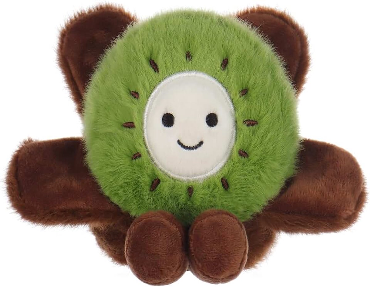 Lamb verse kiwi pluche dier knuffeldier knuffeldier fruit groen 10cm