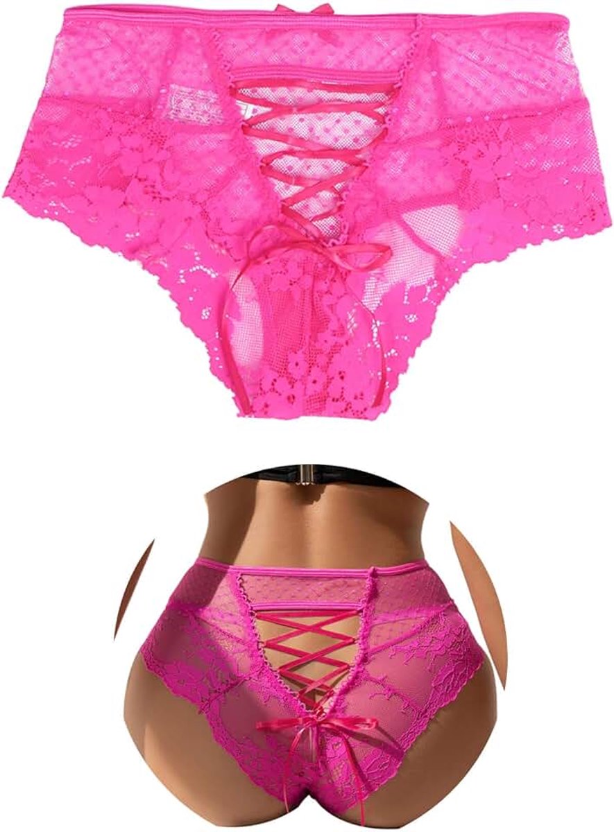 Comeondear Sexy damesstring van kant, maten tanga, sterke taille, ondergoed