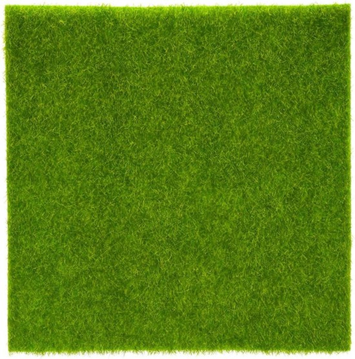 Kunstgras Vierkante Mat voor Tuin, Landschapsdecoratie en Binnenhuisdecoratie (30 x 30 cm)