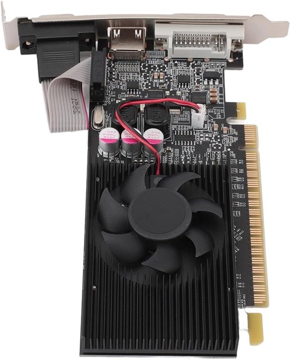 Krachtige 2GB DDR3 64BIT PCI E Grafische Kaart voor Desktop Gaming met 2560 x 1600 Resolutie, Geschikt voor Windows 10, 11, 7 en 8