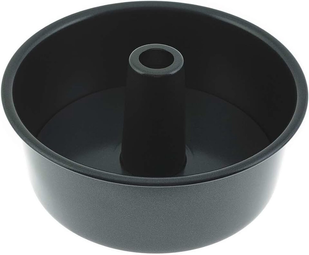 Antiaanbakpan [4384J300EUUK] Officiële accessoire compatibel met Ninja Foodi Multi-Cookers OP300, OP500, zwart | 2-delige krans cakevorm Tube Pan, Ceramic-Coated, zwart