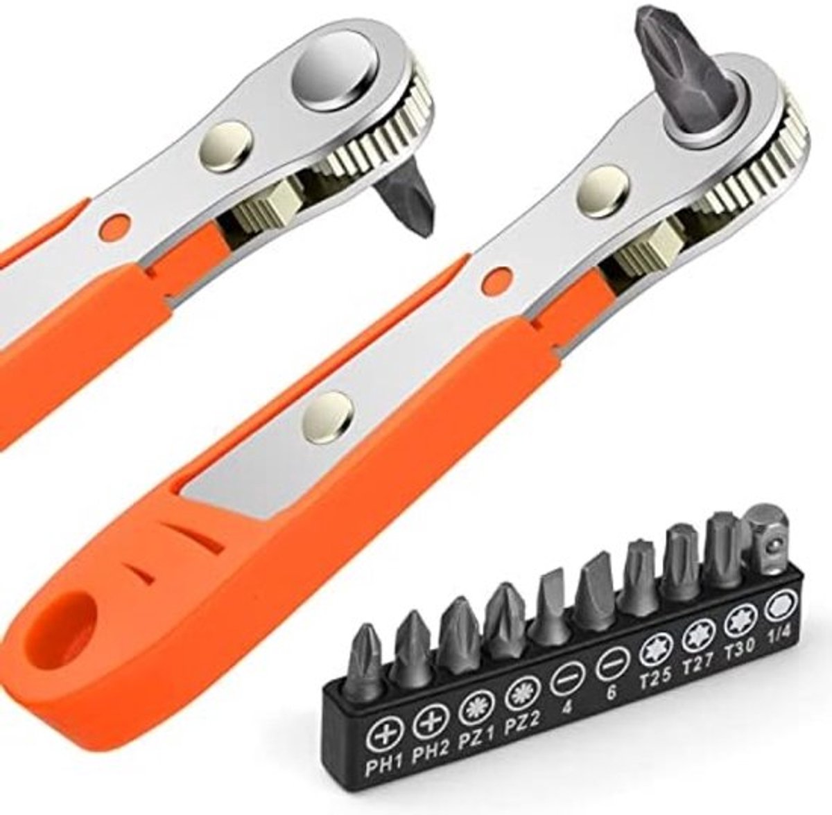 Compacte Ratelschroevendraaier Set voor Krappe Ruimtes