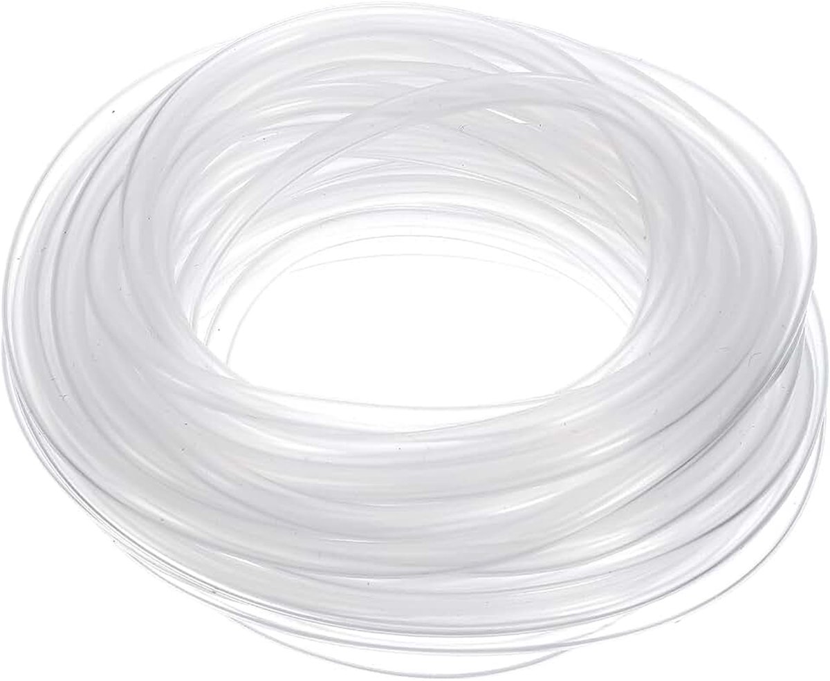 Siliconen slang, 2,5 mm ID x 3,5 mm OD 16,4 voet lange flexibele zuivere siliconen slang, hoge temperatuur slang voor huisbrouwen, aquaponica, luchtslang, irrigatie