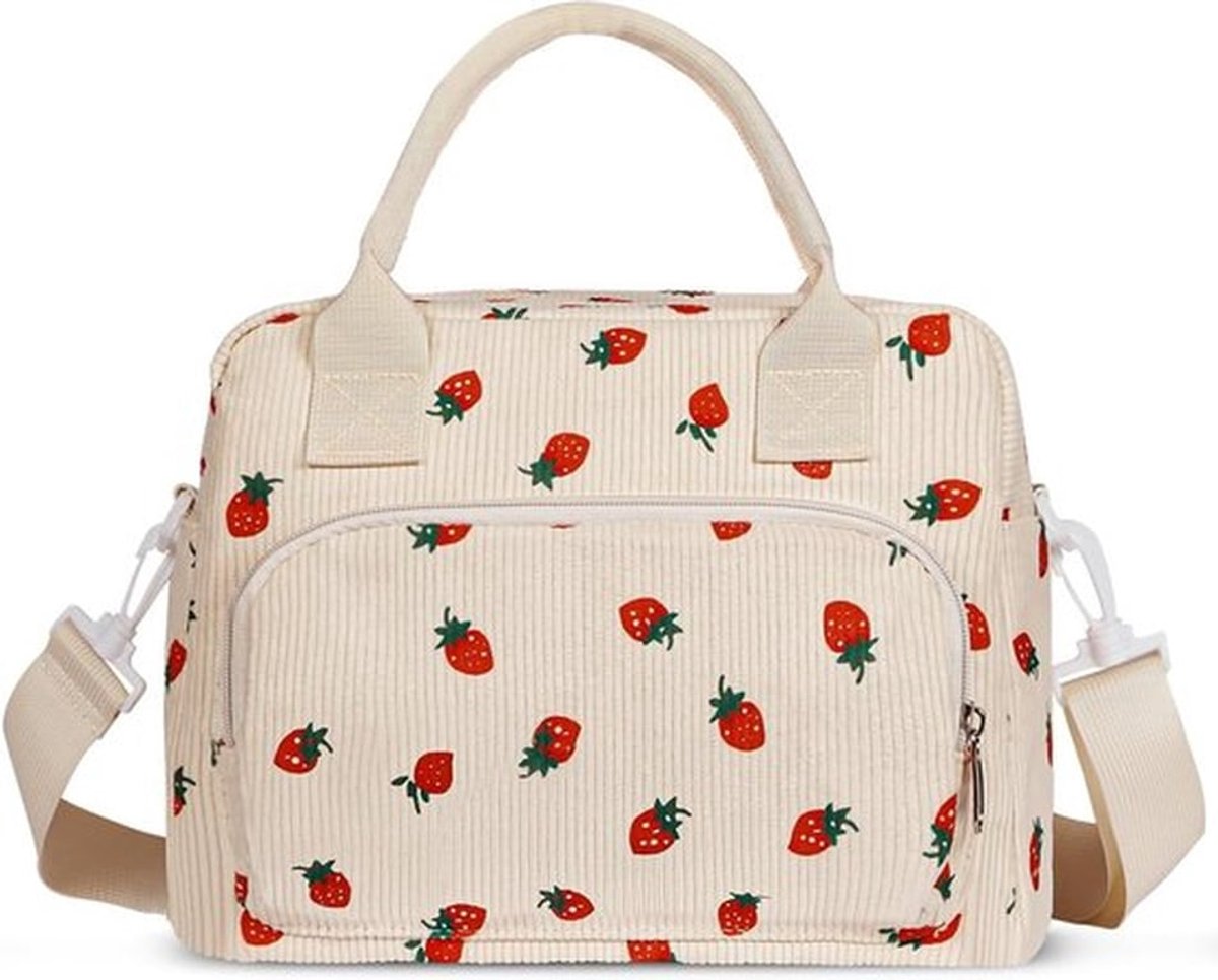 Koeltas - Geïsoleerd & Opvouwbaar met Verstelbare Schouderriem - Voor Lunch Picknick Werk School Reizen - 10,7L