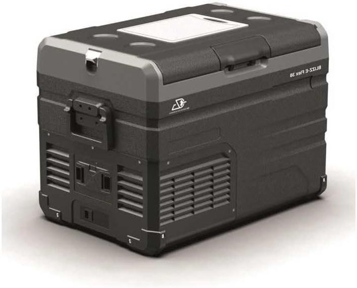 Koelbox met Compressor - Mobiele Koelkast - Kamperen en Reizen - Modulaire Temperatuurzones - 38 Liter - Zwart