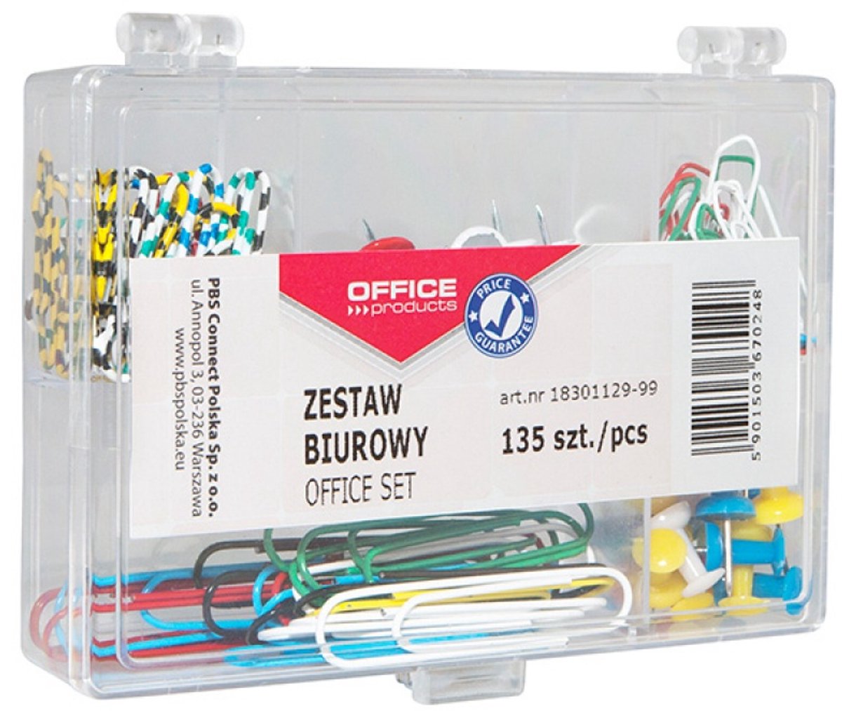 OFFICE products office set, 135 stuks