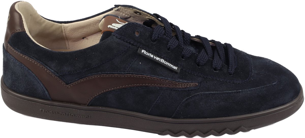 Floris van Bommel - De Zaler 01.39 - Veterschoenen Sportief Mannen - blauw nubuck/suede - 41