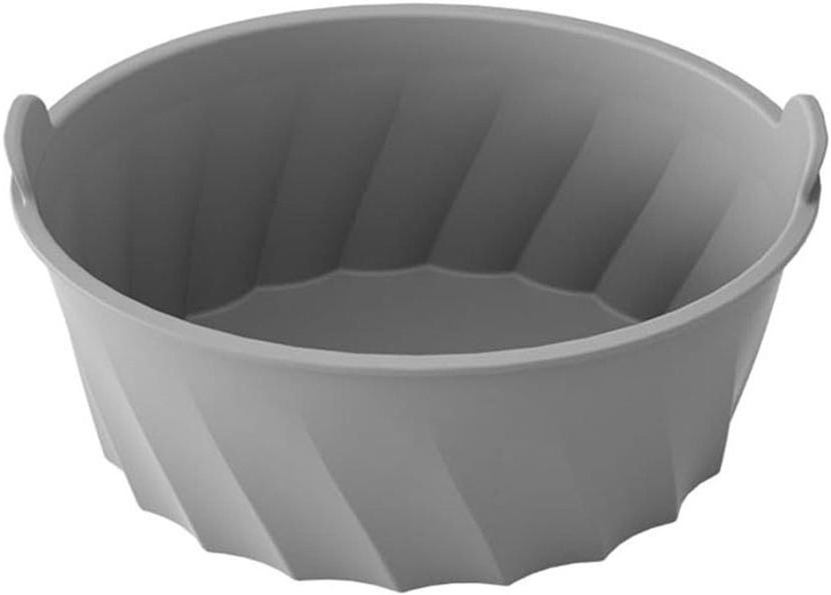 Slowcooker Voering - Crock pot bak - Koken en Bakken - Herbruikbaar en Vaatwasmachinebestendig - 6-8 Liter Ovaal - Grijs