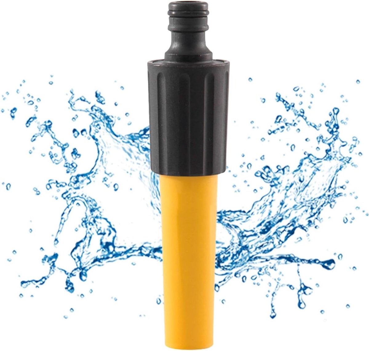 Waterslangmondstuk - Slang spuitpistool - Dieren douchen - Lekvrij ontwerp - 13 cm - Grijs