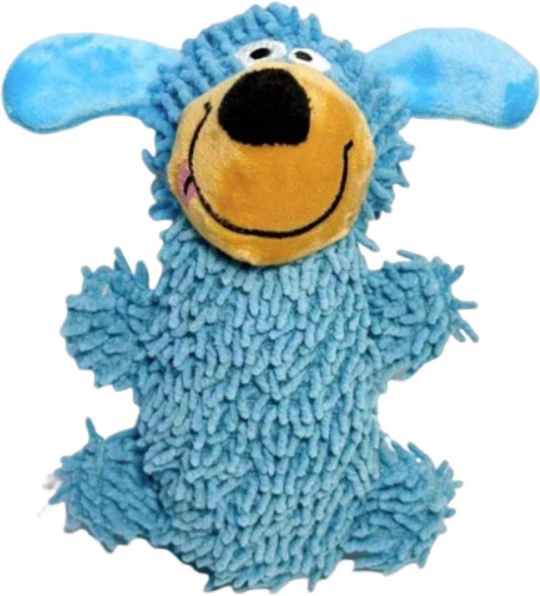 Honden Piepende Speeltjes - Knuffel Hondenspeelgoed - Interactief Spel - Robuust Kauwspeeltje - 15x12x2.5 cm - Blauw