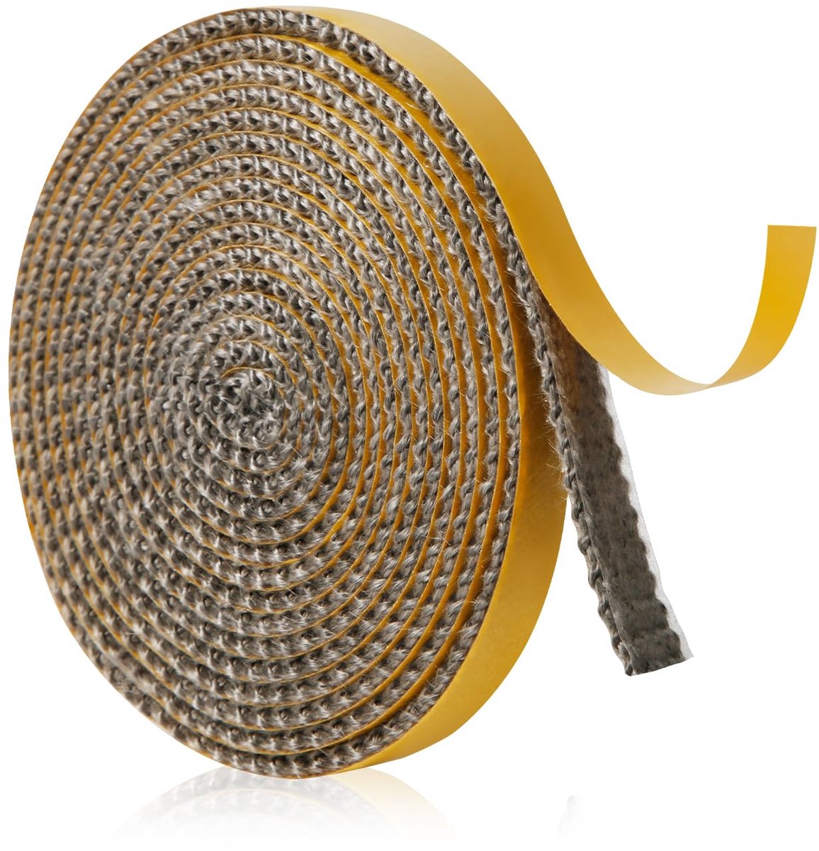 Open Haard Afdichting Tape 10mm x 4m - Zelfklevend Glasvezel - Vervangingspakket voor Kachel Deur