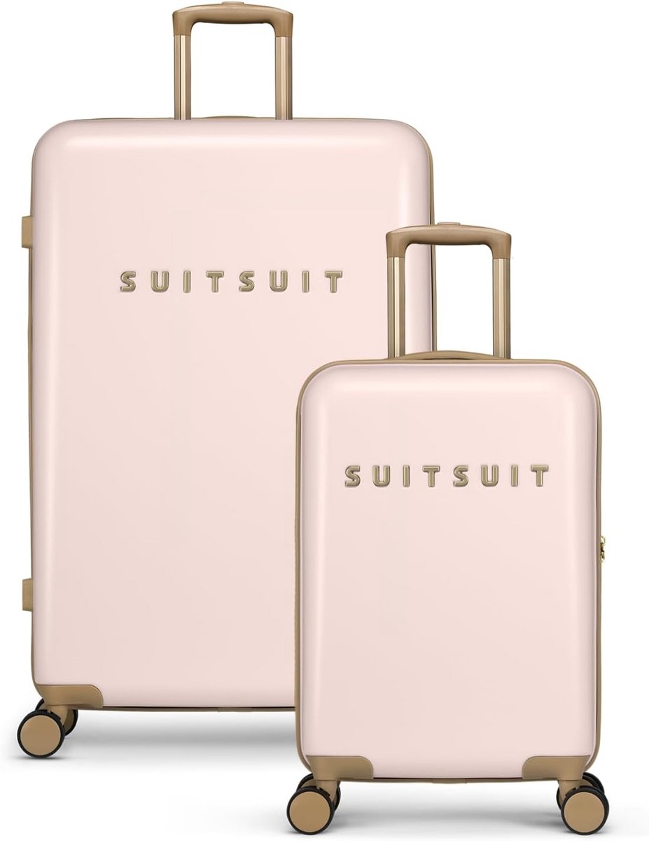 Reiskoffer Set - Lichtgewicht Handbagage en Grote Reis Koffer - Hardcase met 4 Wielen - Veilig TSA Combinatielock - SnelShoppen