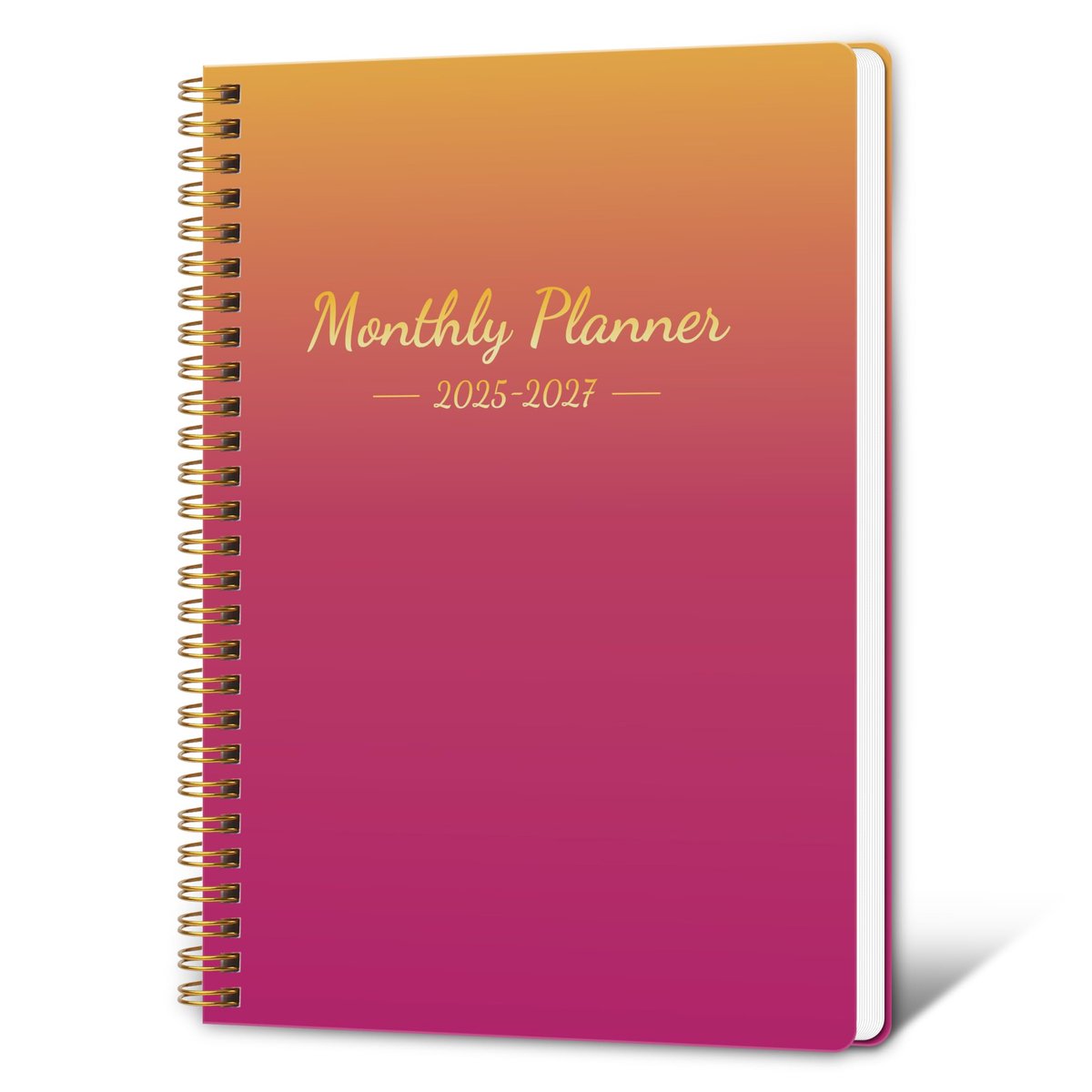 Maandplanner 2026-2027 7,4 x 9,4 inch - persoonlijke organizer - maandelijkse doelen en takenlijst - SnelShoppen