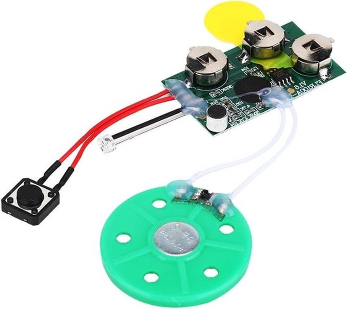 Beschrijfbare spraakmodule - 4 min - 240 sec - Doe-het-zelf wenskaart chip - Geluidschip module - Zelfgemaakte wenskaarten - Geschenkdozen.