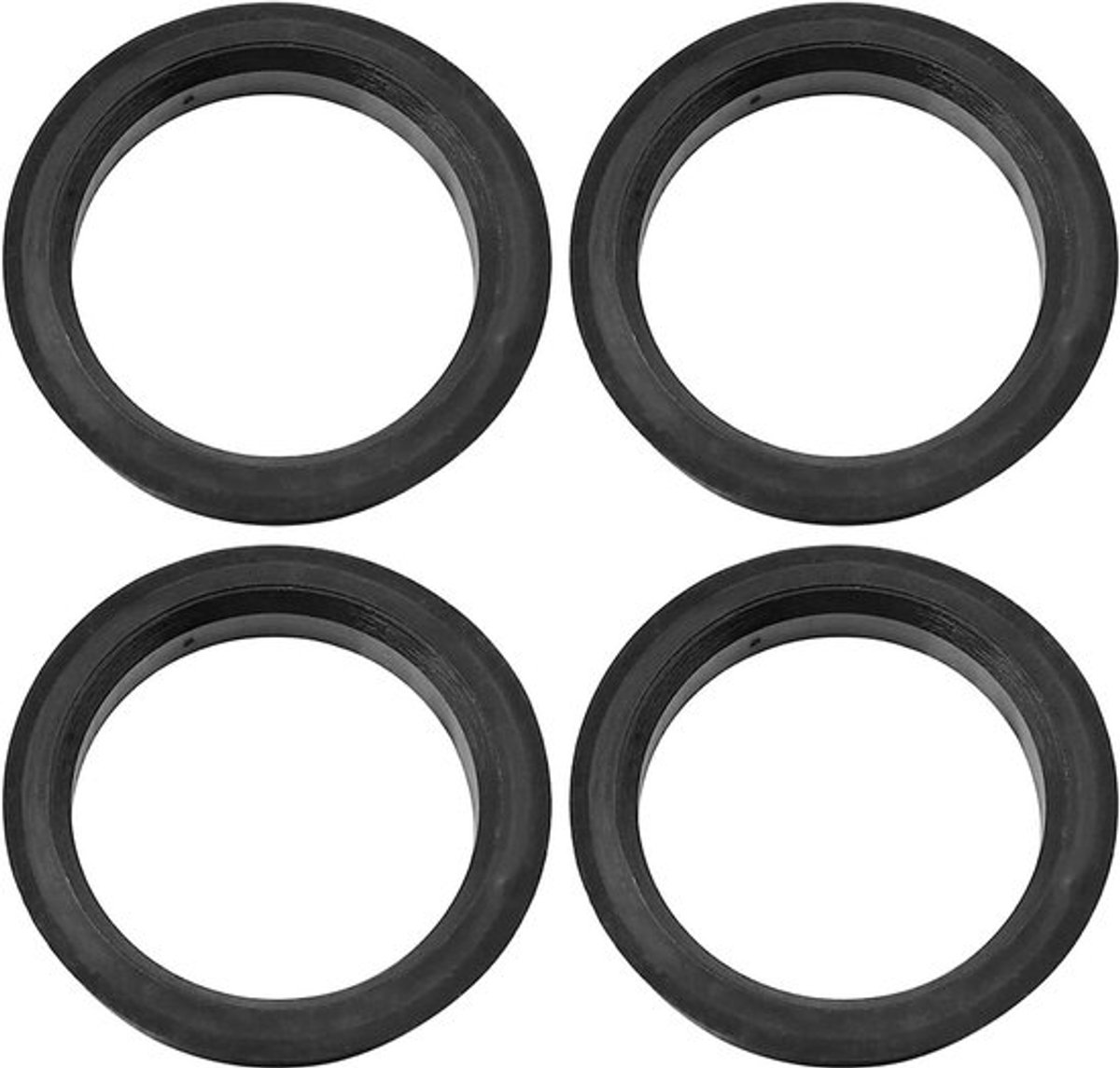 Auto Hub Centric Ringen - Wiel - Zwart Plastic - Center - 73.1 tot 63.4mm - 4 stks - Geschikt voor Auto - Zwart