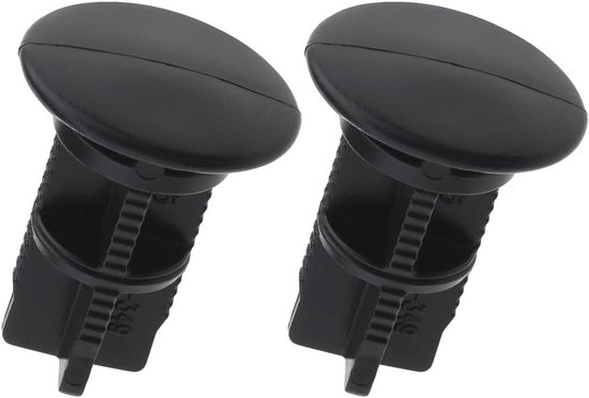 Scharnierstiften 43 mm - 2 Stuks - Zwarte Kunststof - Scharnieren Vuilnisemmerdeksel - Compatibel met Otto/ESE - Duurzaam - Scharnierpen