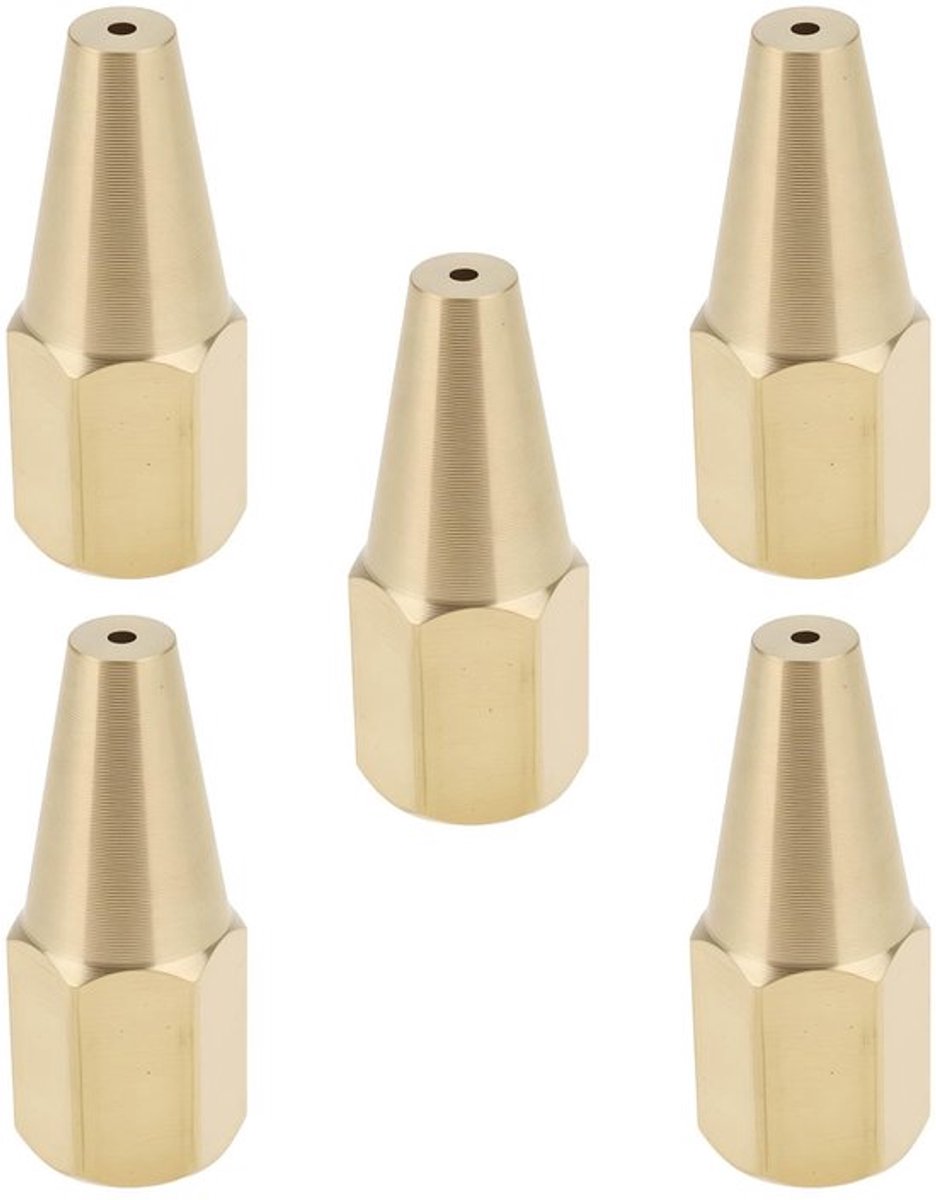 Set van 5 Acetyleen Lassen Spuitpistool Nozzles