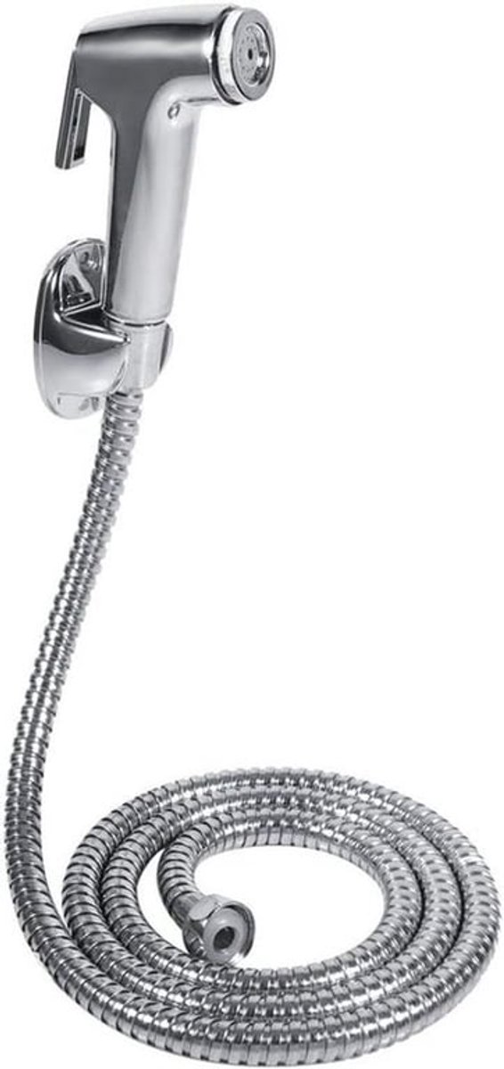 - Doucheset Bidet - Waterbesparend - RVS - Badkamerreiniger - Geschikt voor Alle Badkamers - Zilverachtig Rustig Verfrissend Hulpmiddel