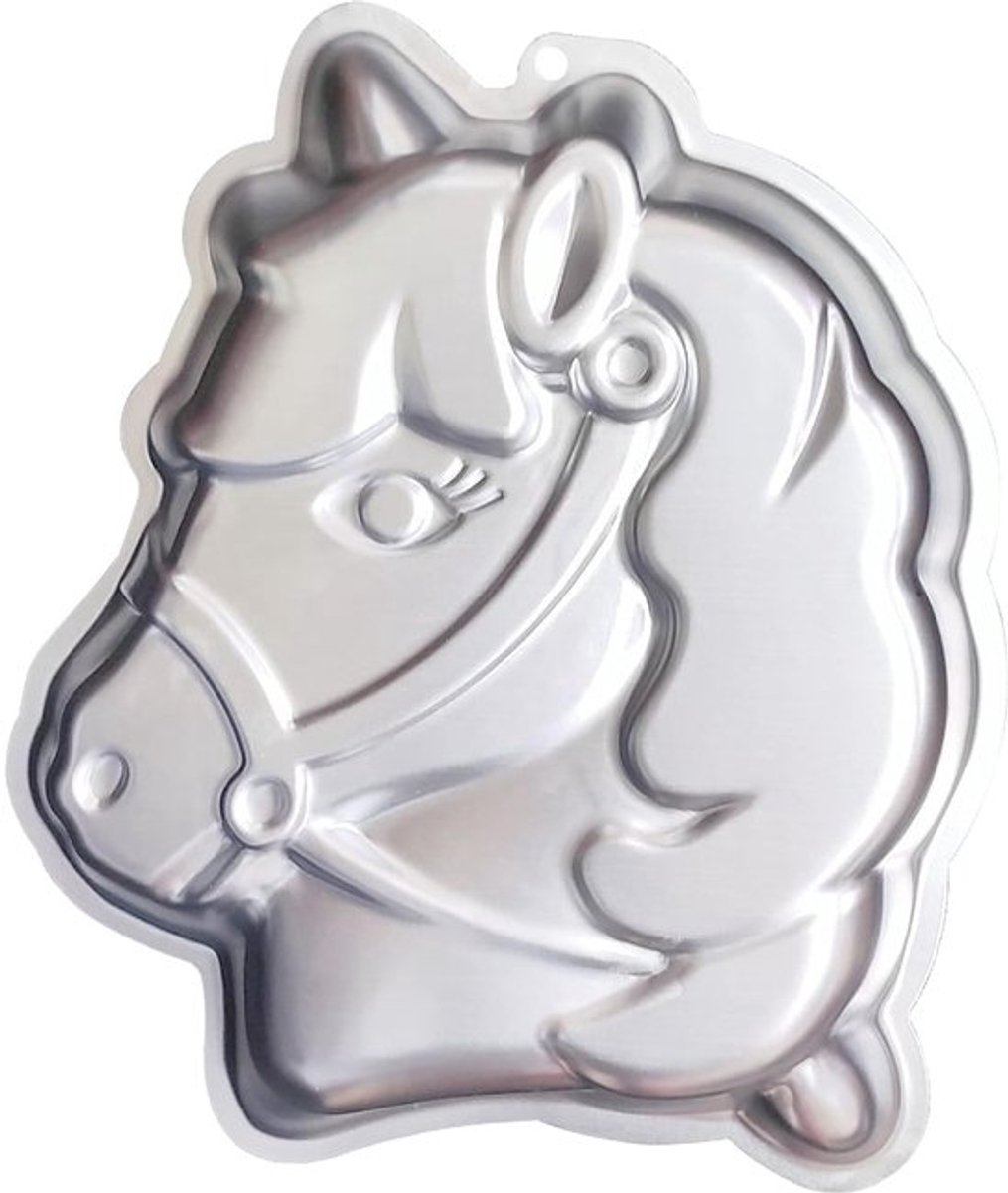 Bakvorm Paard Eenhoorn - 3D-taartvorm - Aluminium - Voor Kinderen