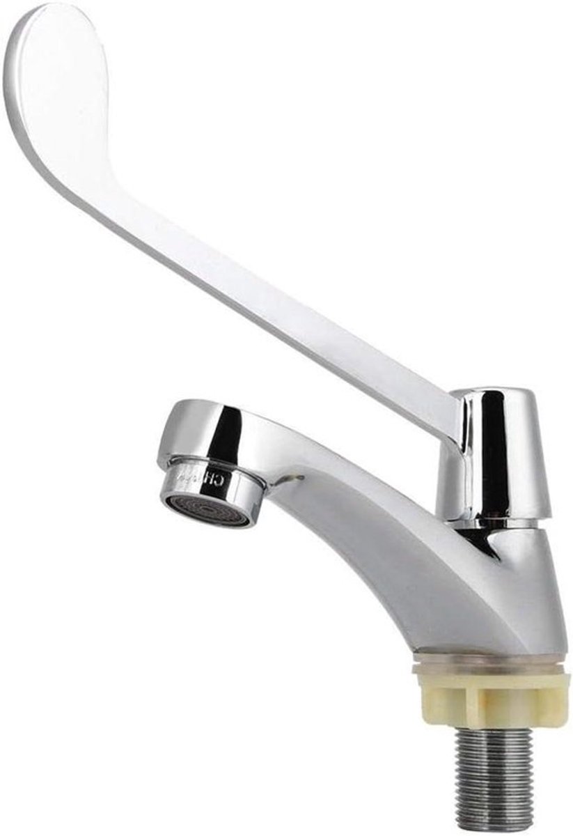 Medische Kraan - Koudwater - Lange handgreep - Koper - Wastafelarmaturen - Ziekenhuis en laboratorium - G1/2 inch - Geschikt voor wastafel - Lange handgreep