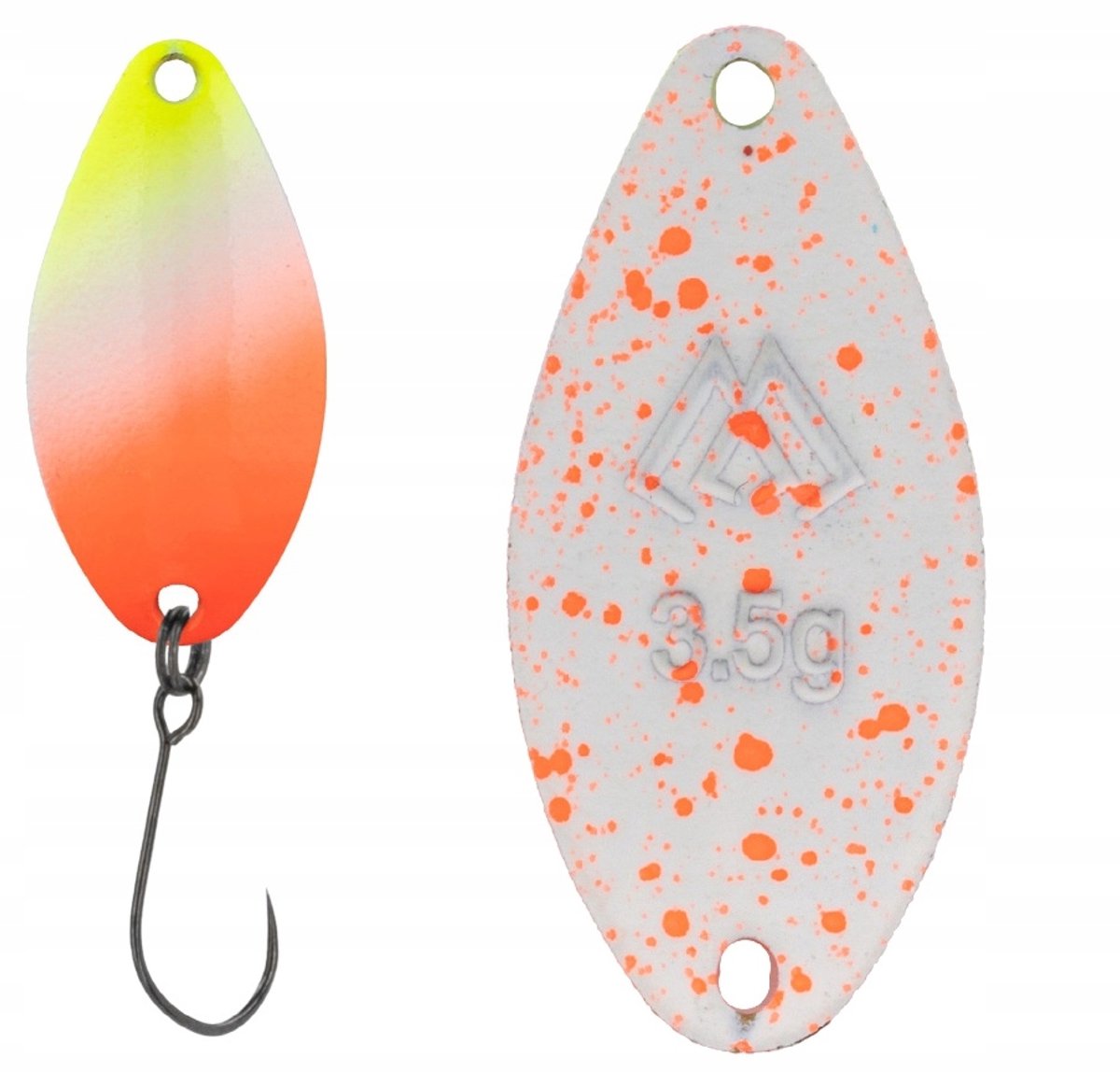 Lazzer Spoon 3,5g UV-wobbler met 2 haken - Vis-apparatuur