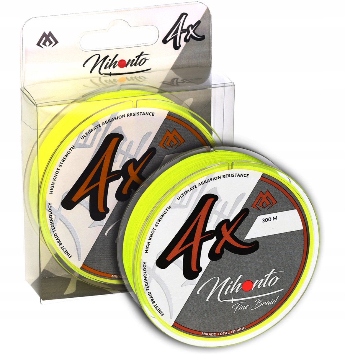 Mikado Nihonto Fijn Vlecht Fluo 0,08mm 300m Vislijn