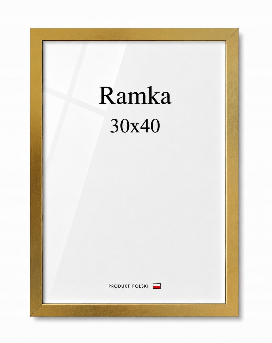 Gouden Fotolijst 30x40 cm DAISY - Stijlvolle Wanddecoratie