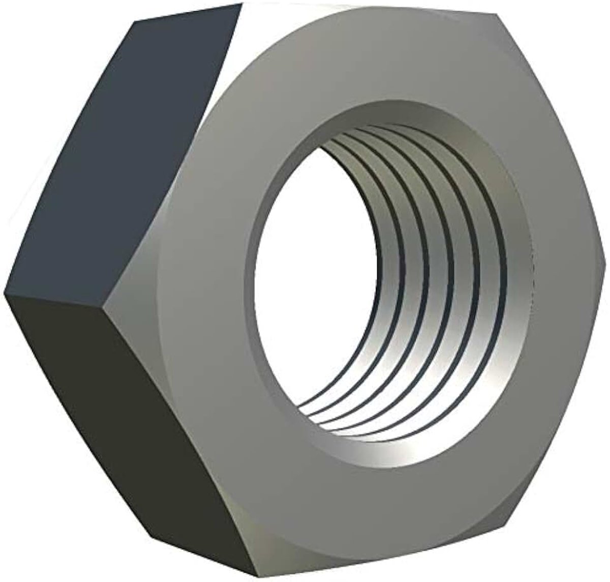 Zeskantmoer (Verpakking van100) Gelegeerd Staal Afwerking Zeskantmoeren Voor Bout – Hex Nuts Metaal Met Grove Draad - Gecertificeerde Norm: DIN934/ISO4032 5mm