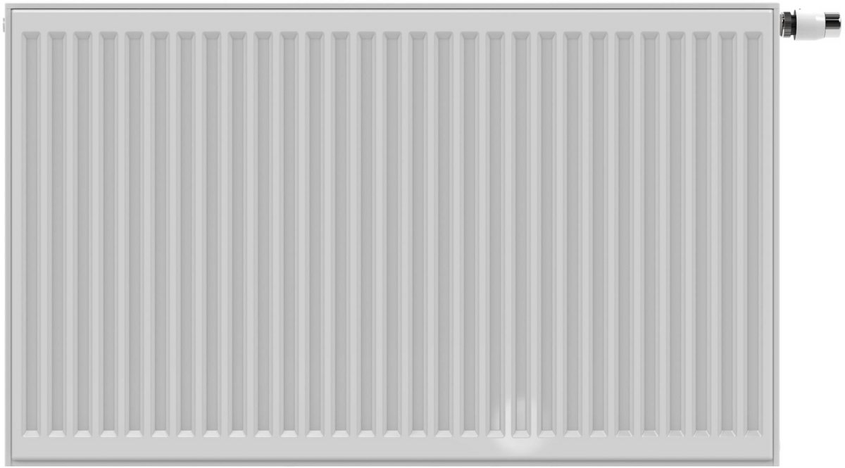 STELRAD BEL8 T22 paneelradiator 500x2600mm - Wit - 8 aansluitingen - Middenaansluiting - 3884W