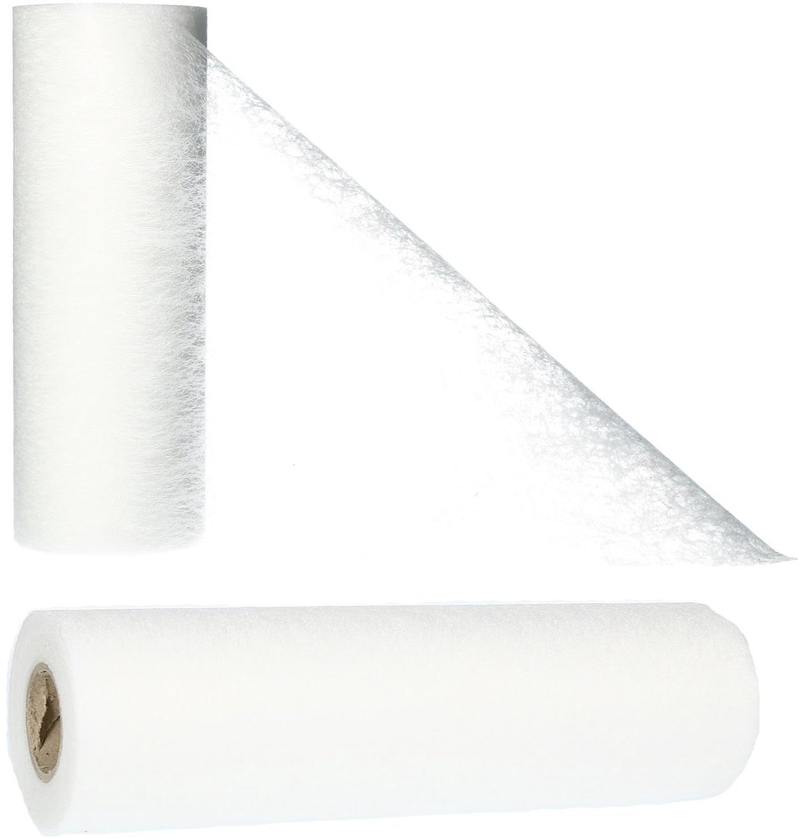 Tafelloper wit (23 cm x 25 m) – hoogwaardige vliesband voor stijlvolle tafeldecoratie bij bruiloften, verjaardagen en speciale gelegenheden