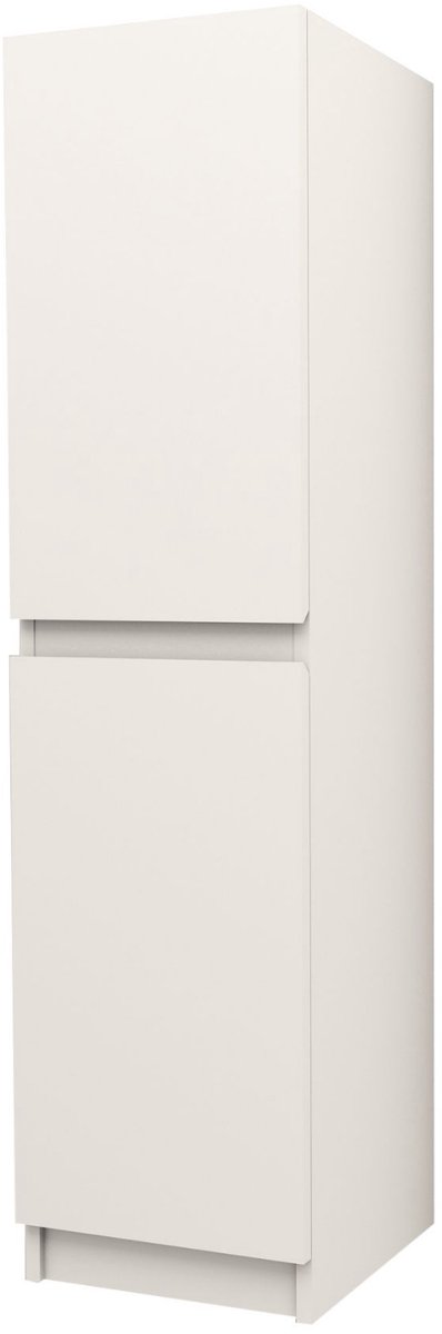 ALONI JUPITER hoge badkamerkast – 35x160x35 cm – Mat wit – Softclose