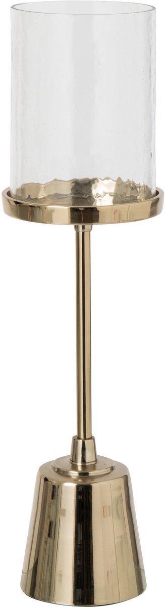 J-Line Kandelaar met brillen - aluminium - goud - small